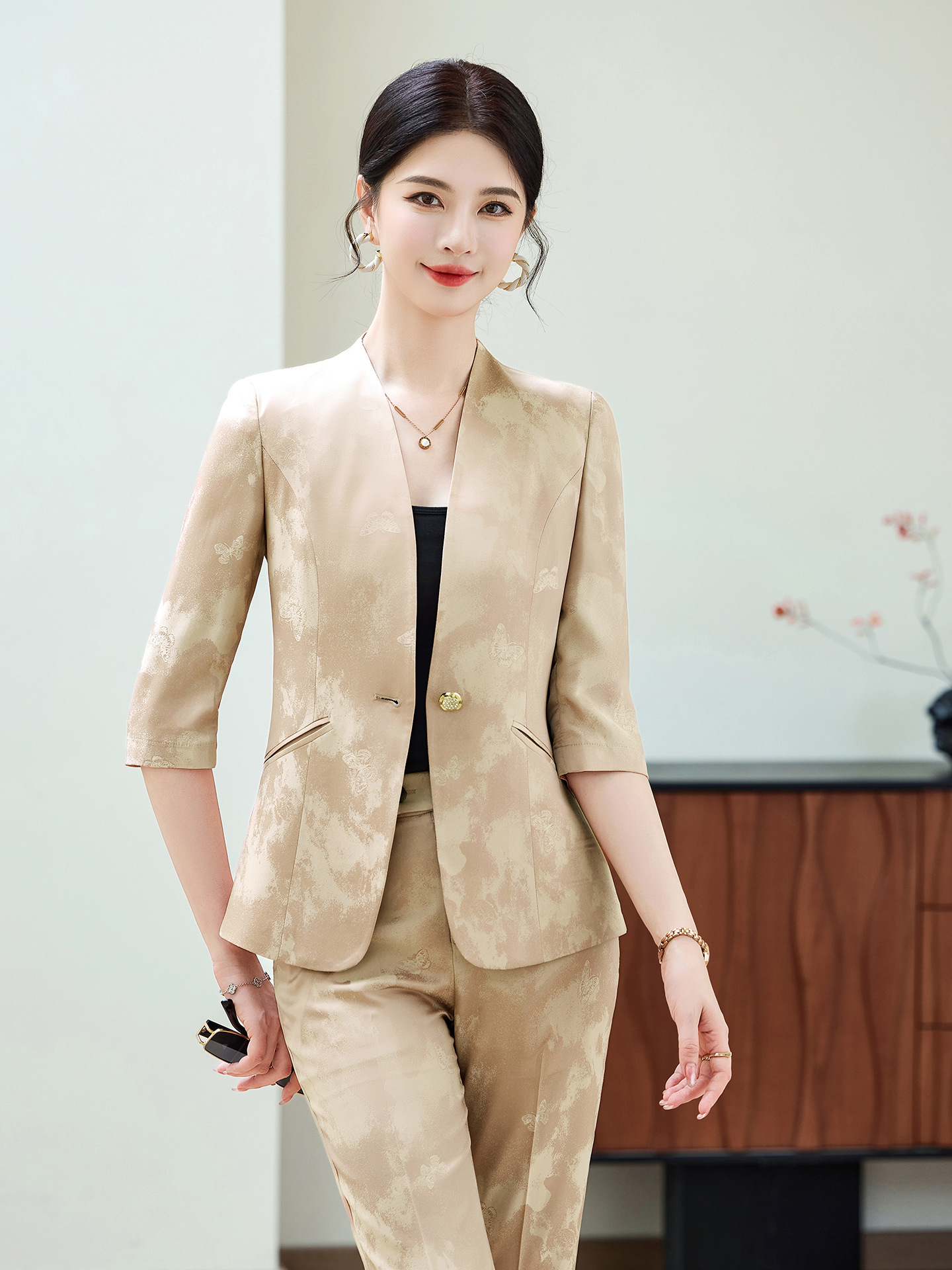 Fashion Office Ladies Blazer a - Women Formal Wear Business recension och pris