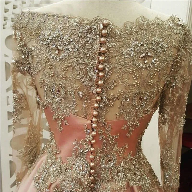 Blush Rose gold Long Sleeve Ev - Women Formal Wear Dubai recension och pris