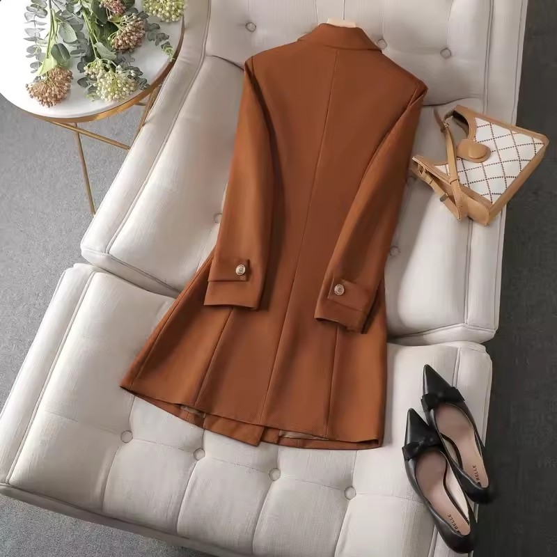 Fashion Autumn Trench Jacket W - Women Formal Wear Business recension och pris