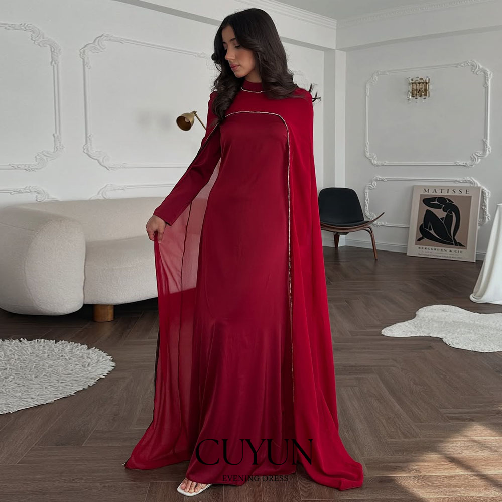 CUYUN Red Saudi Women Evening  - Women Formal Wear Dubai recension och pris