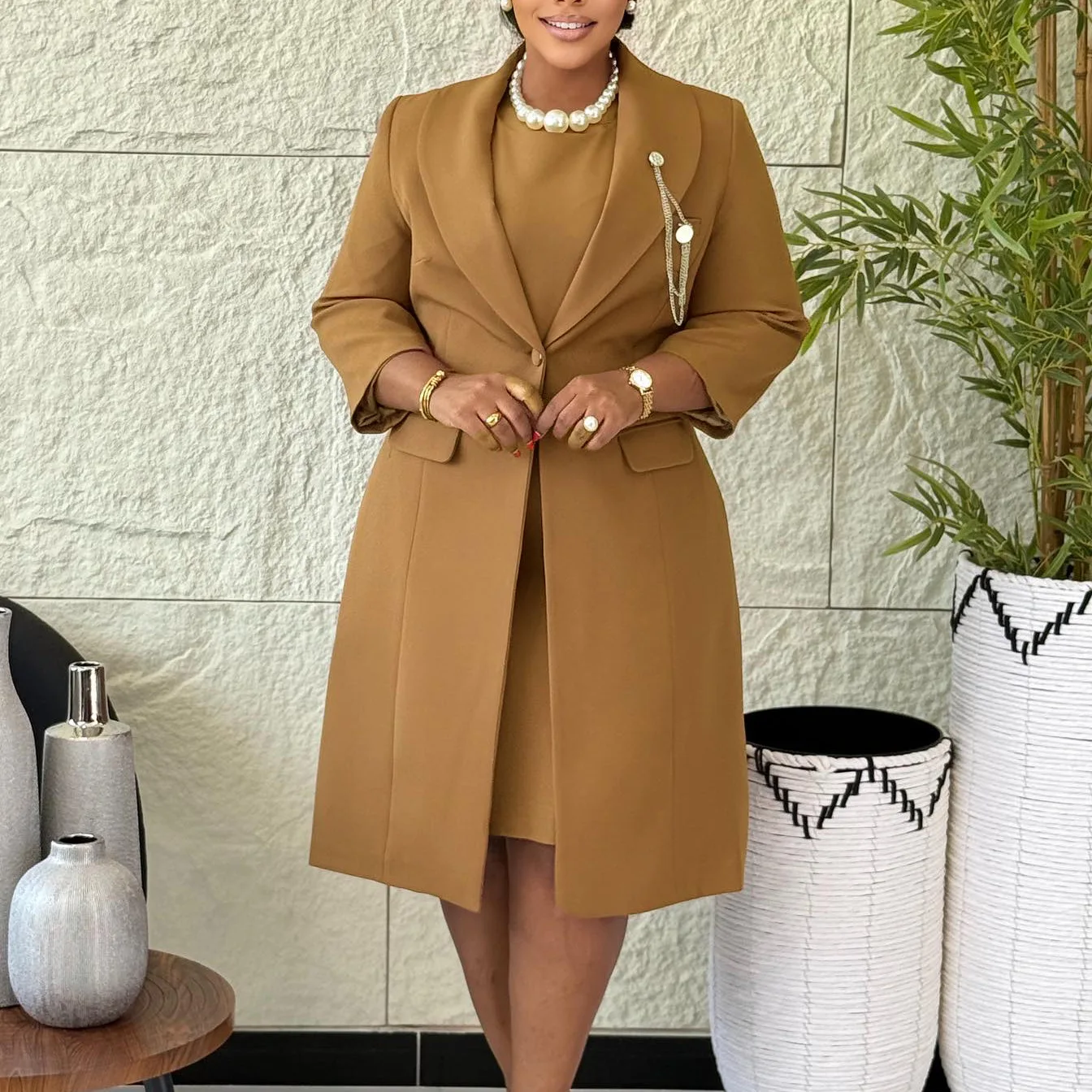 Office Ladies Elegant Two Piec - Women Formal Wear Dubai recension och pris