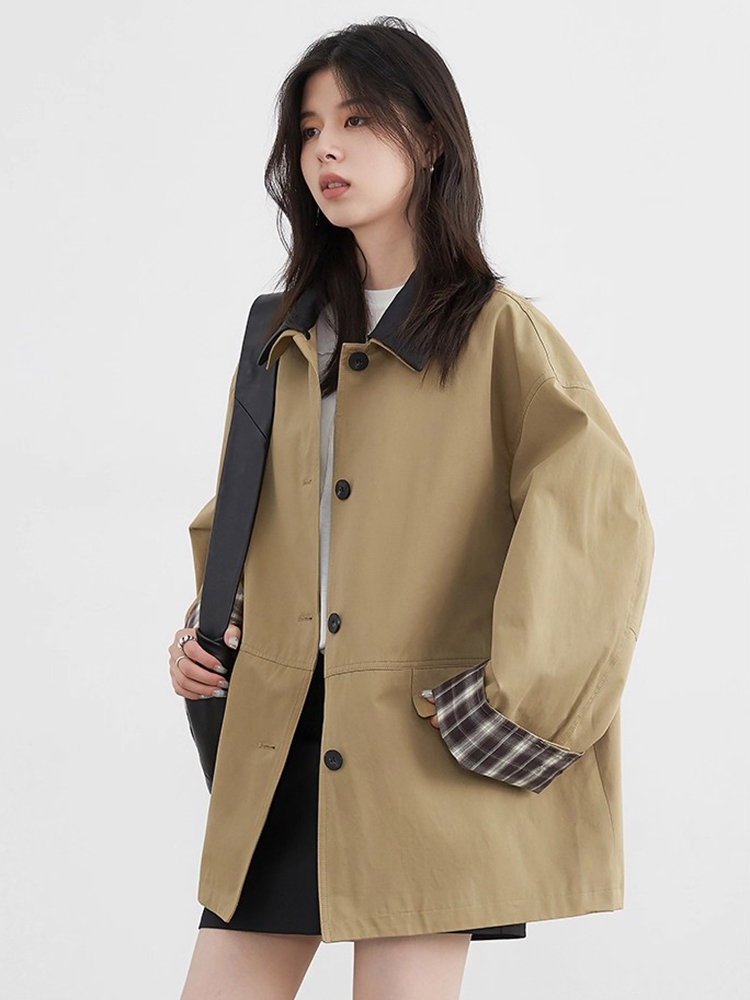 CHIC VEN Korean Women Mid-leng - Trench Coat Formal recension och pris