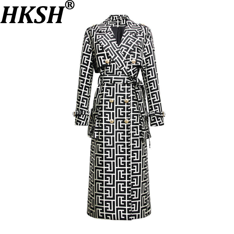 HKSH Spring Autumn New Women L - Trench Coat Formal recension och pris