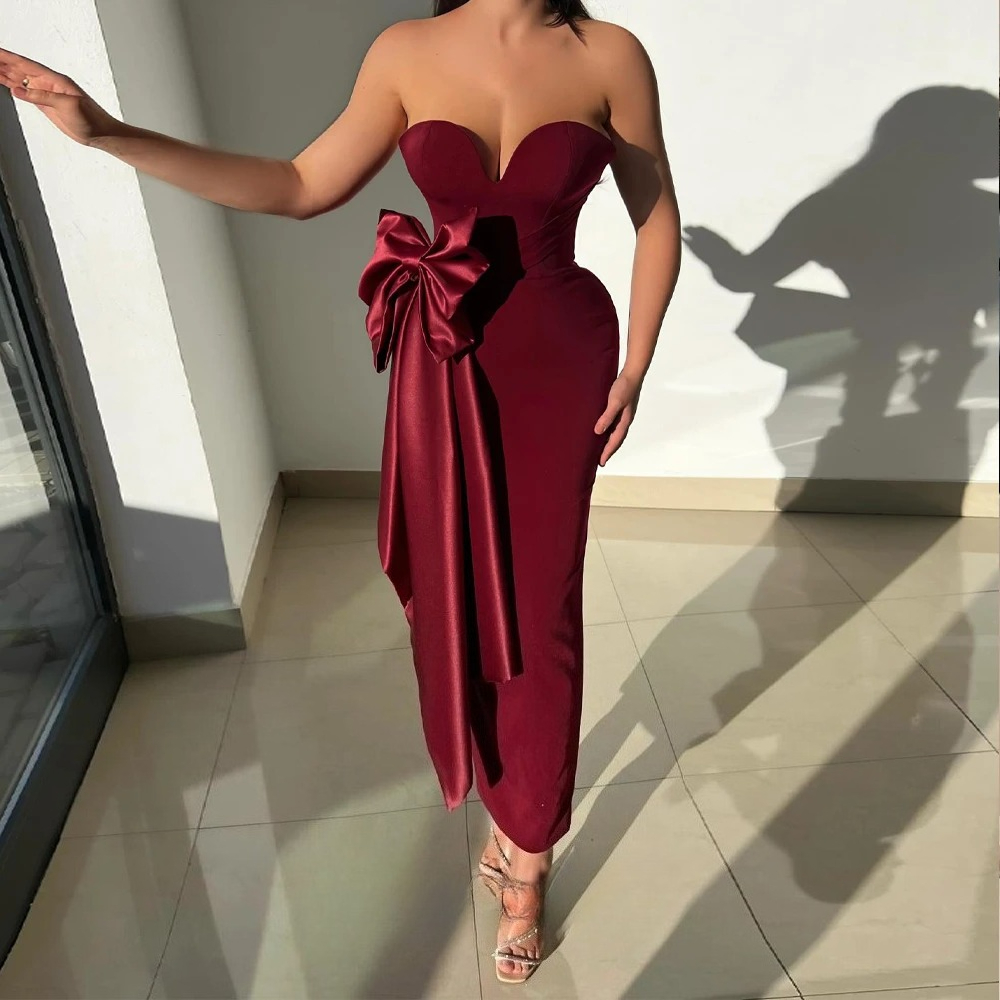 Fancy Bowknot Prom Dress Strap - Women Formal Wear Dubai recension och pris