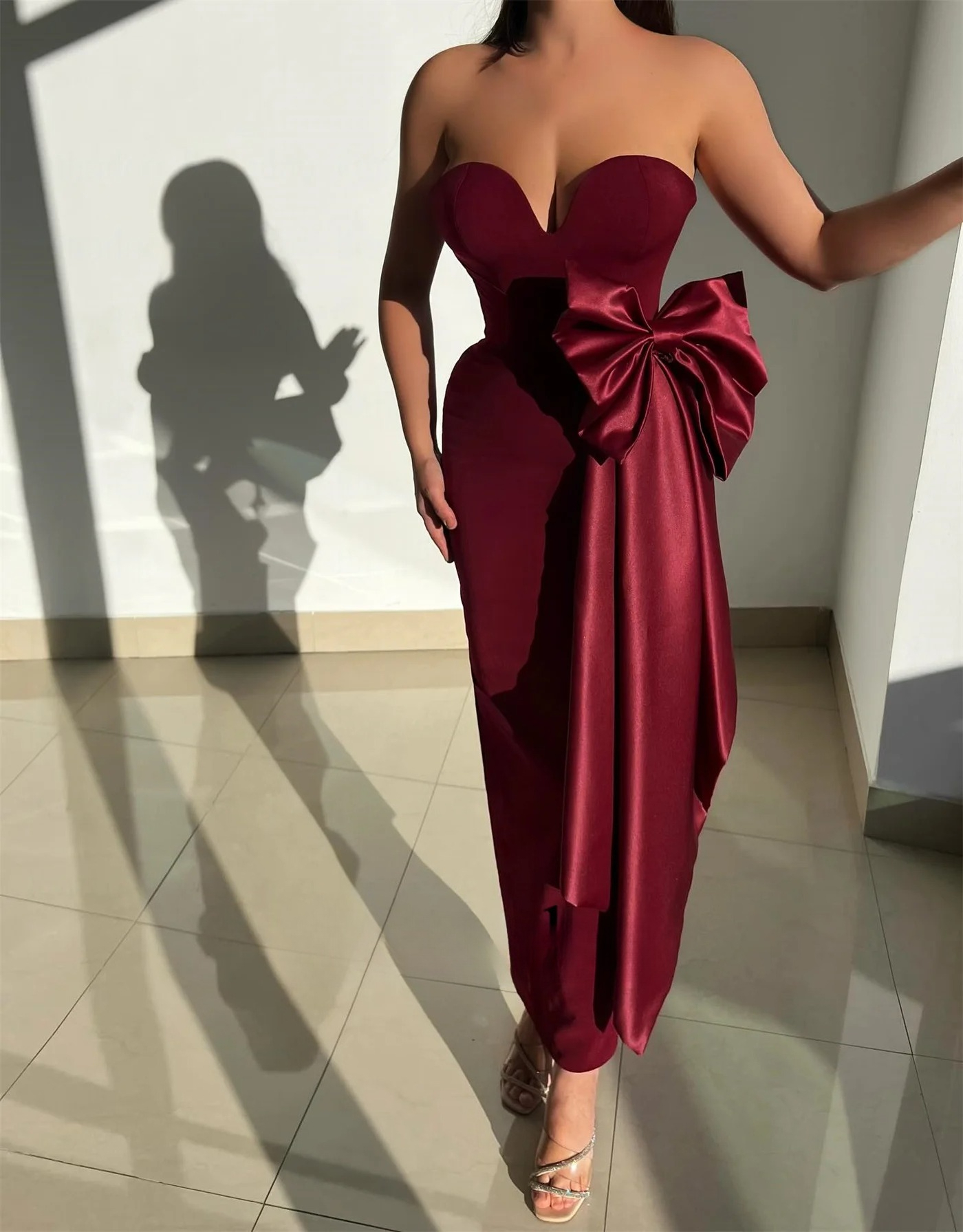 Fancy Bowknot Prom Dress Strap - Women Formal Wear Dubai recension och pris