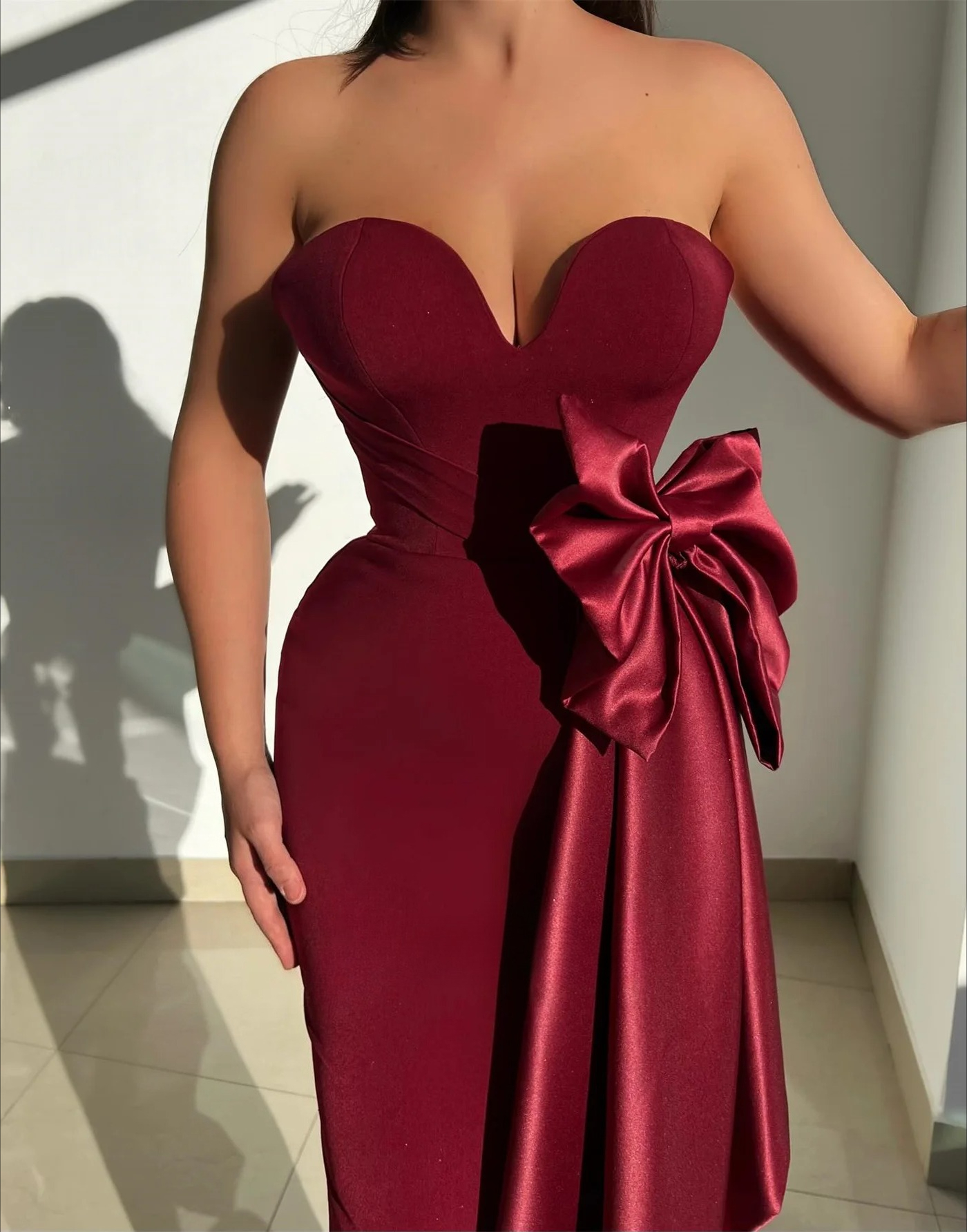 Fancy Bowknot Prom Dress Strap - Women Formal Wear Dubai recension och pris
