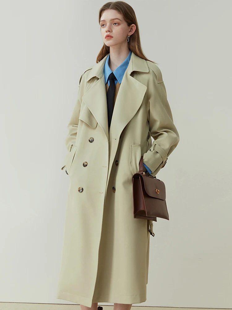 FSLE Classic Fashion Double-br - Trench Coat Formal recension och pris