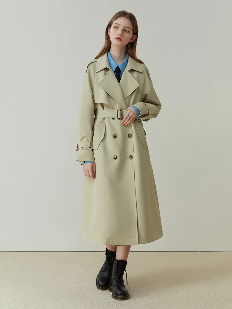 FSLE Classic Fashion Double-br - Trench Coat Formal recension och pris