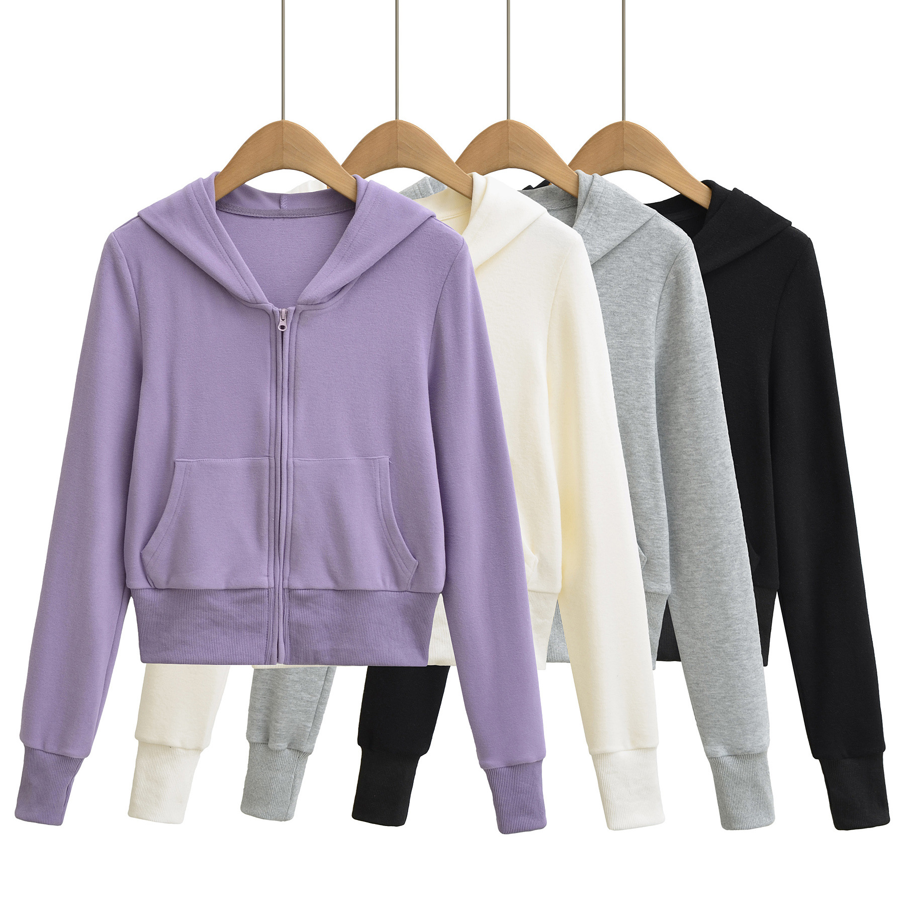 Pastel Hoodie With Soft Brushe - Women Formal Wear Types recension och pris