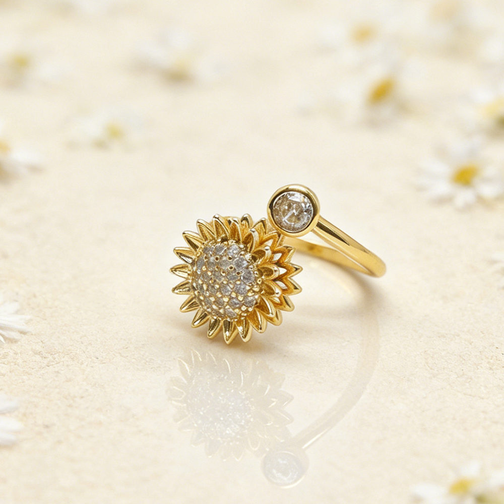 Versatile Sunflower Rotating R - Formal Wear Jewelry For Women recension och pris