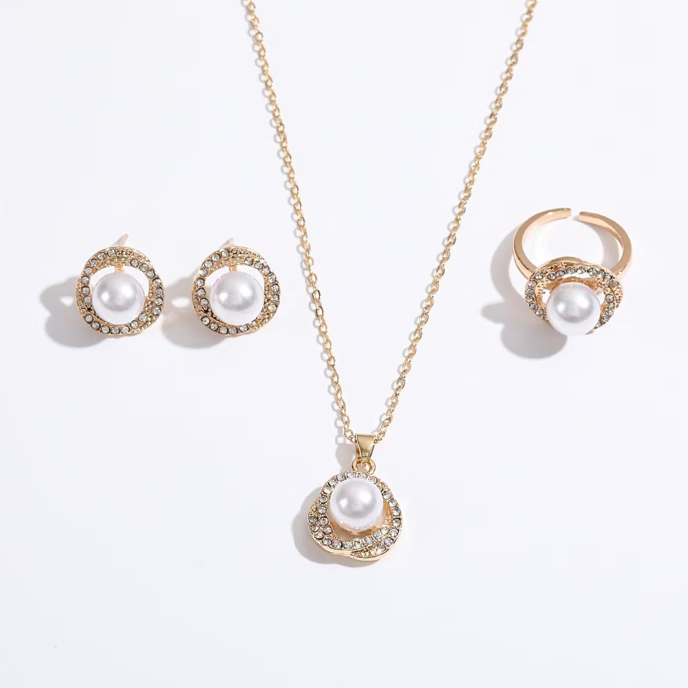3PCS Elegant Floral Wrapped Pe - Formal Wear Jewelry For Women recension och pris
