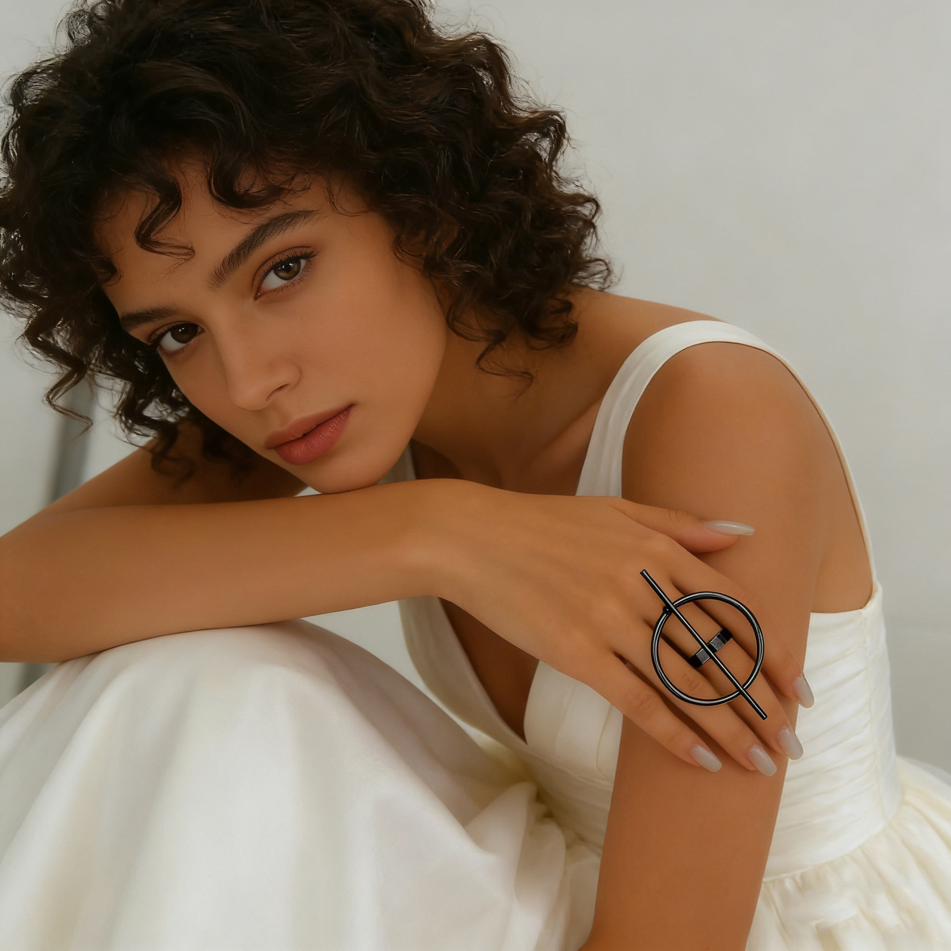Geometric Open Circle & Vertic - Formal Wear Jewelry For Women recension och pris