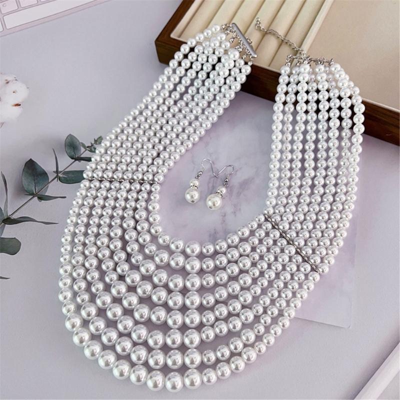  Elegant Layering Faux Pearls  - Formal Wear Jewelry For Women recension och pris
