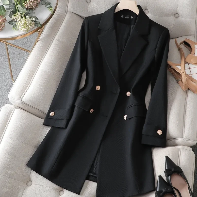 Autumn Winter Jacket Women Lon - Women Formal Wear Business recension och pris