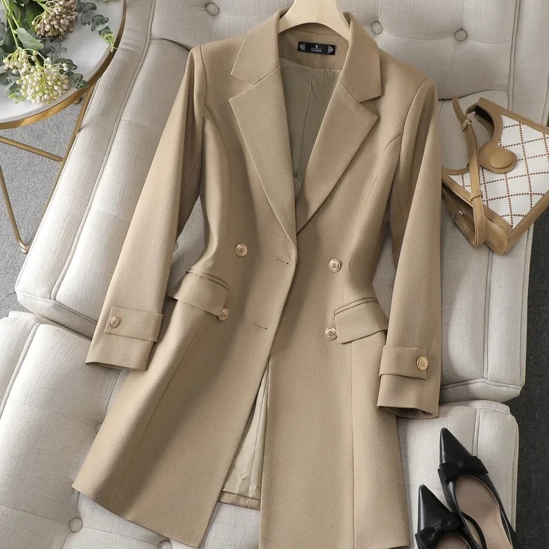 Autumn Winter Jacket Women Lon - Women Formal Wear Business recension och pris