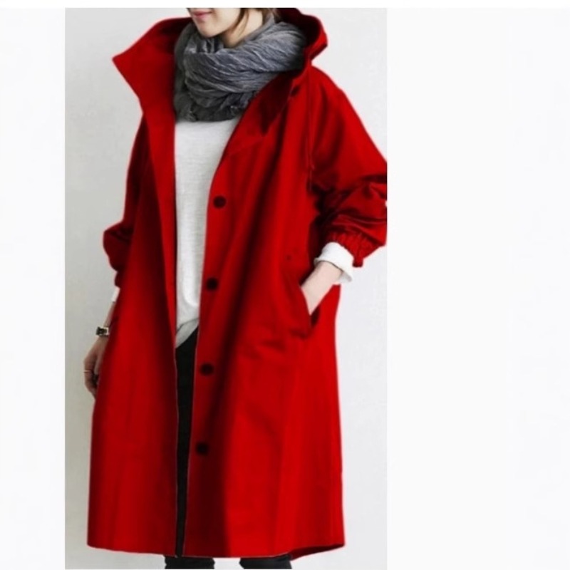 New Fashion Women's Long Trenc - Trench Coat Formal recension och pris