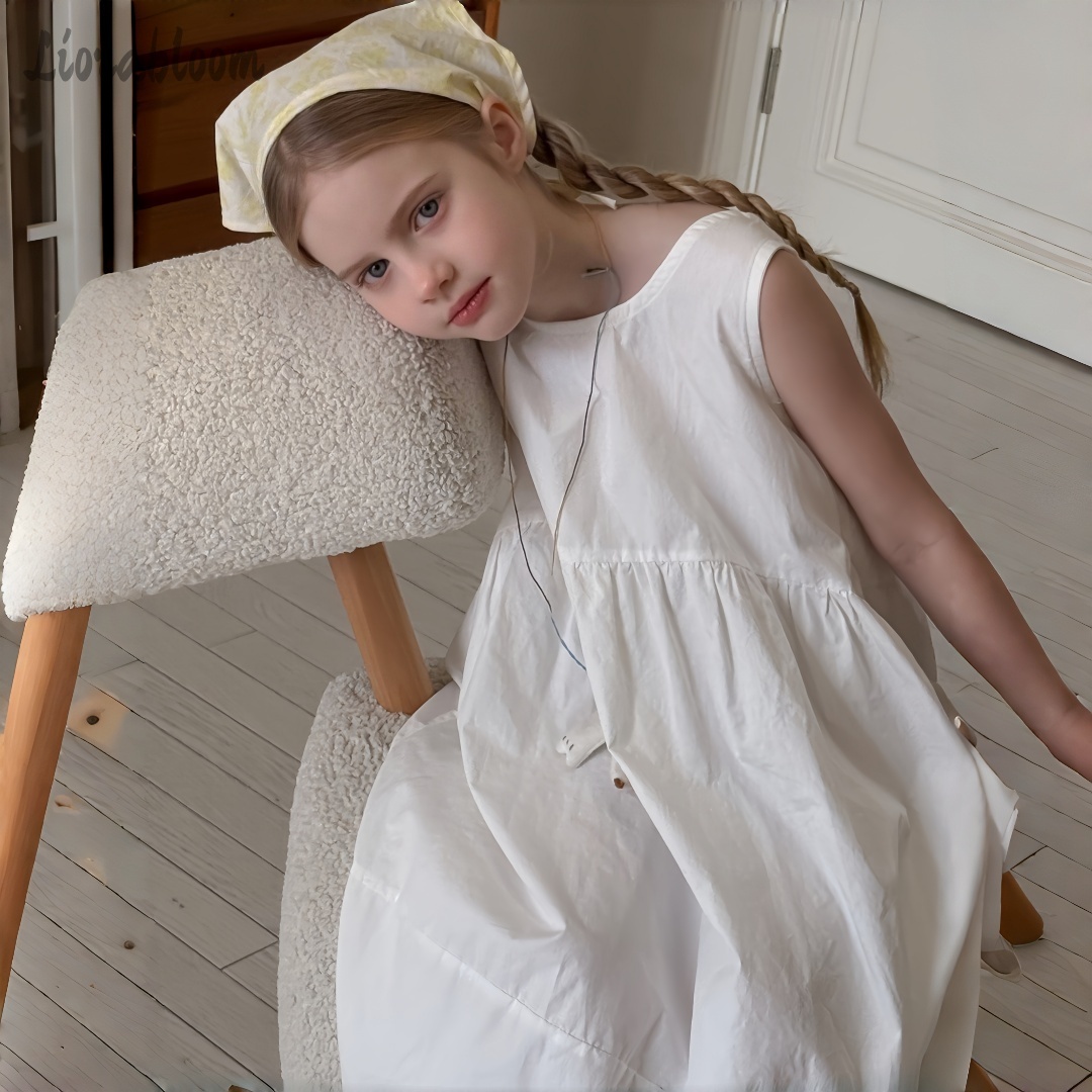 Girls' White Dress Simple Maxi - Woman Formal Wear recension och pris