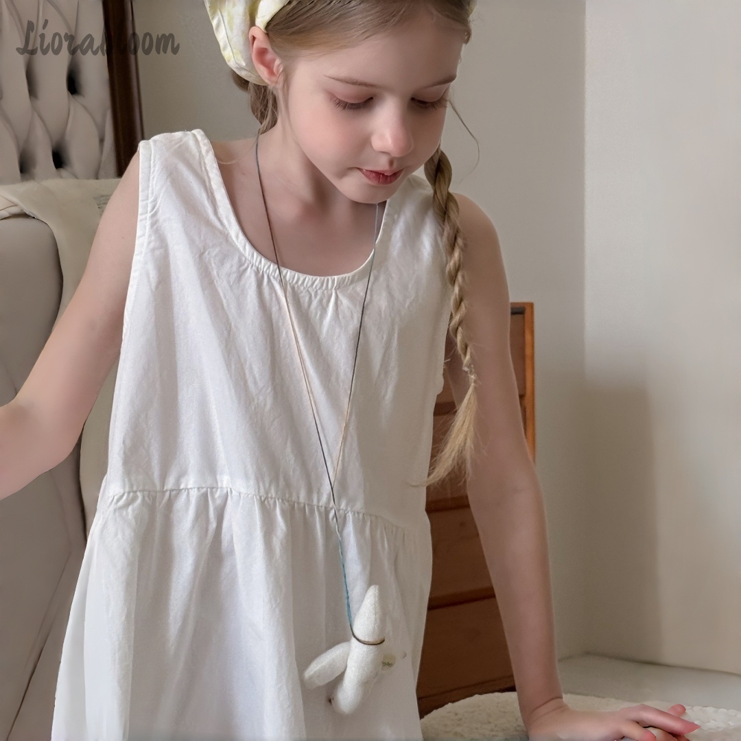 Girls' White Dress Simple Maxi - Woman Formal Wear recension och pris
