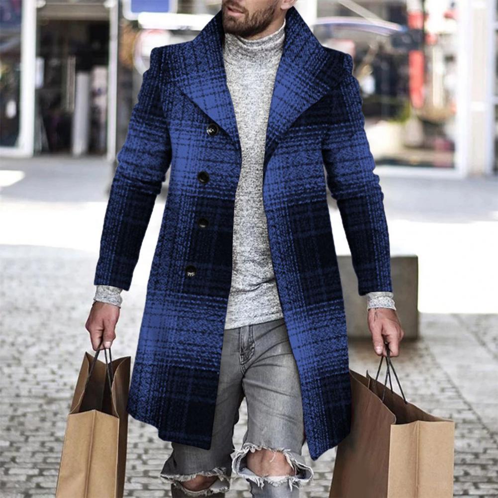Brand-Mens Coat 2022 New Casua - Trench Coat Formal recension och pris