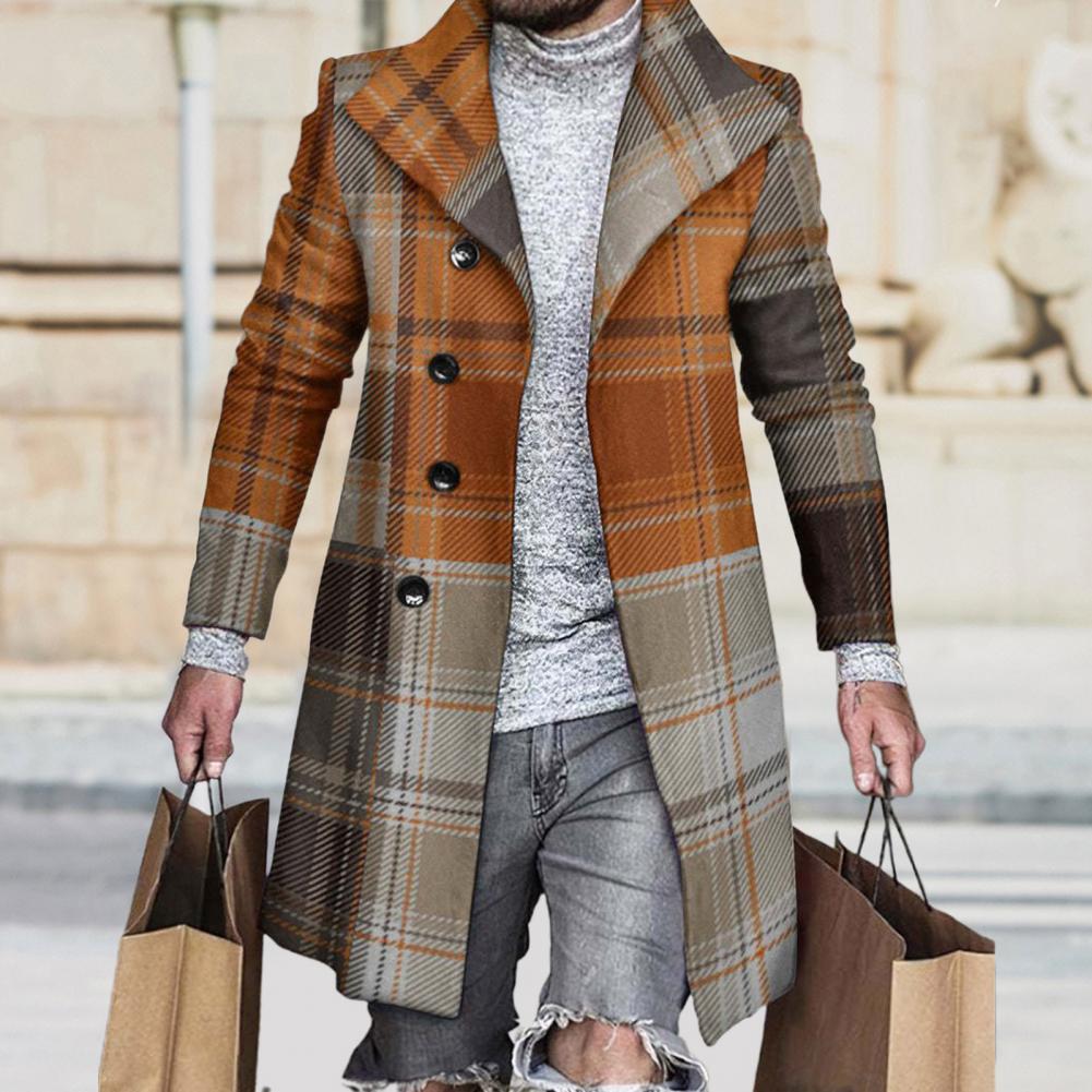 Brand-Mens Coat 2022 New Casua - Trench Coat Formal recension och pris