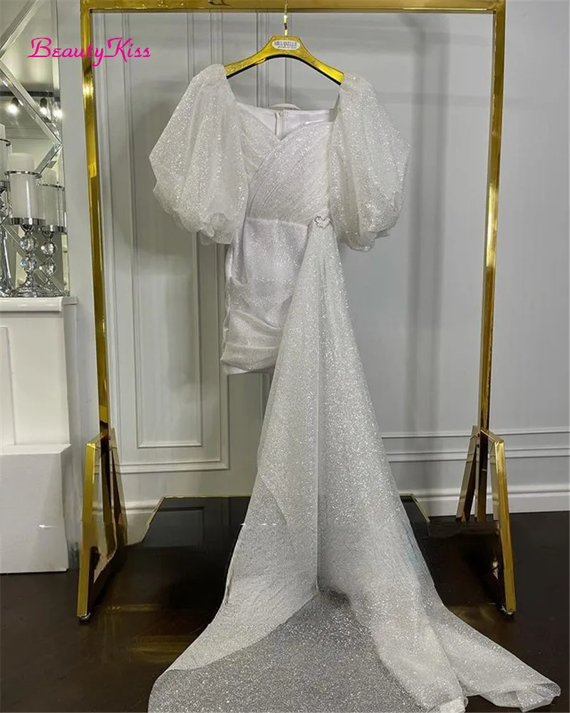 Shimmer Short Wedding Dress Pu - Women Formal Wear Dubai recension och pris