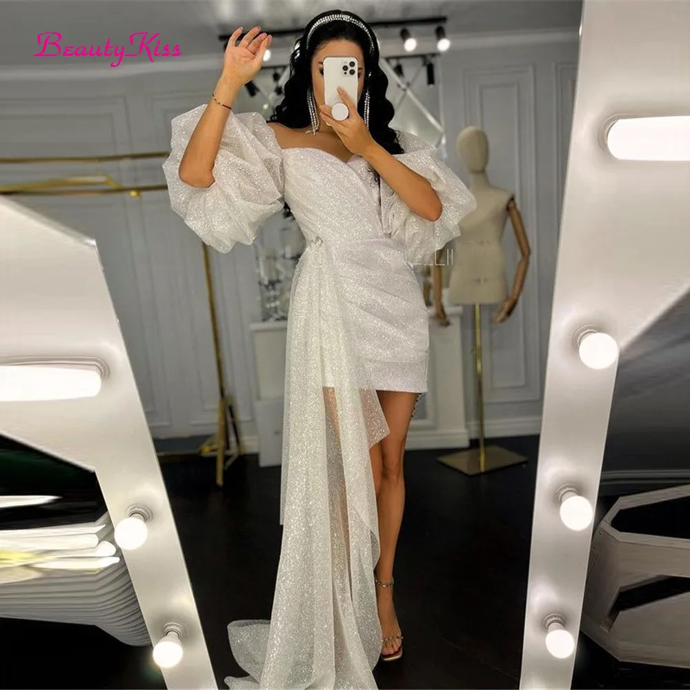 Shimmer Short Wedding Dress Pu - Women Formal Wear Dubai recension och pris